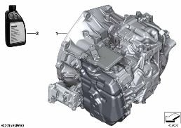 AUTOMATIC TRANSMISSION GA6F21AW diagram for BMW X2 F39 25eX