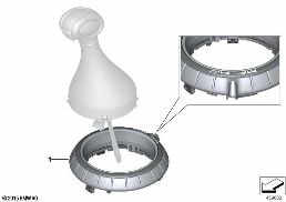 MINI sürüş modları döner halkası diagram for BMW MINI Cabrio F57 JCW