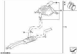 BMW PERFORMANCE MUFFLER SYSTEM
