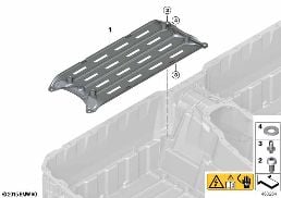 Moduleverbinding hoogvolt. accueenheid diagram for BMW 5 Series G30 530e