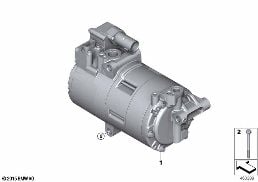 Ηλεκτρικός συμπιεστής συστ. κλιματισμού diagram for BMW 3 Series F30 LCI 330e