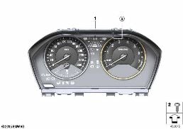 INSTRUMENT CLUSTER diagram for BMW 4 Series F83 M4 LCI M4