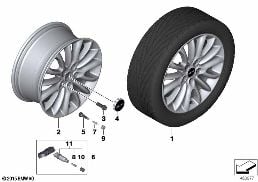 MINI LA WHEEL NET SPOKE 519 - 17