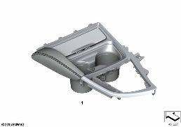 INDIVIDUAL CENTER CONSOLE PANELS, FRONT