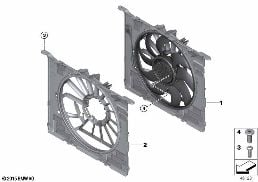 FAN HOUSING, MOUNTING PARTS