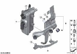 Ηλεκτρική συσκευή προθέρμανσης diagram for BMW 3 Series F30 LCI 330e