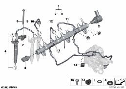 HIGH PRESSURE ACCUMULATOR/INJECTOR/LINE