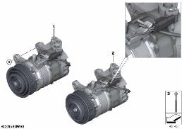 COMPRESSOR diagram for BMW 2 Series F22 LCI 225d