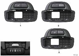 Şalter, tavan fonksiyon merkezi FZD diagram for BMW MINI Cabrio F57 JCW
