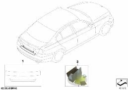 PAINT / PAINT GUARD STRIPS diagram for BMW 3 Series E91 LCI 320d
