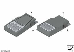 Individual Armlehne hinten Leder diagram for BMW X6 F16 28iX