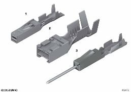 TERMINAL SYSTEM MCON diagram for BMW 7 Series F01 LCI 740dX