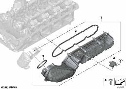 Emme sistemi diagram for BMW 5 Series F90 M5 LCI M5 CS