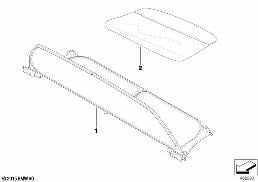 防風裝置 diagram for BMW MINI Cabrio R52 Cooper