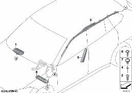 AIRBAG diagram for BMW X1 F48 LCI 20i