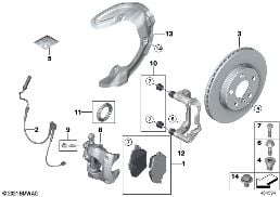 FRONT WHEEL BRAKE