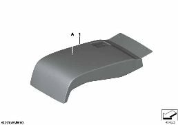 Indi. bekl. comfortstoel midden achter diagram for BMW 7 Series G11 LCI 740dX