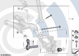 REPAIR KIT FOR BALL JOINT diagram for BMW X6 E71 30dX