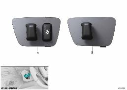 SWITCH, STEERING COLUMN ADJUST/HEATER diagram for BMW 5 Series G38 530Le