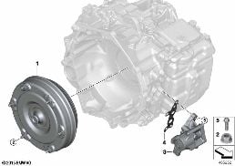 GA6F21AW TORQUE CONVERTER / FLUID PUMP diagram for BMW X2 F39 25eX