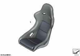 Sedadlo přední úplné sedadlo diagram for BMW 4 Series F82 M4 M4 GTS