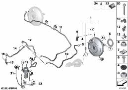 VACUUM PUMP FOR BRAKE SERVO UNIT