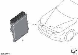 Βασική μονάδα ελέγχου DME diagram for BMW 3 Series F30 LCI 330e