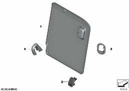 SEAT, REAR, SEAT TRIM COVERS