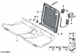 SEAT, REAR, SEAT FRAME