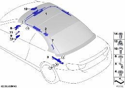 PLUGS diagram for BMW 4 Series F33 425d