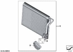 EVAPORATOR / EXPANSION VALVE diagram for BMW 3 Series F31 335dX