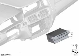 HEADUNIT HIGH 2 diagram for BMW X3 F25 35iX