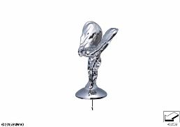 Dekorace exteriéru - Spirit of Ecstasy diagram for BMW Rolls-Royce Phantom RR1 Phantom