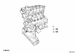 Triebwerk diagram for BMW 3 Series E30 M3