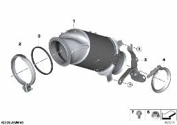 ENGINE-SIDE CATALYTIC CONVERTER