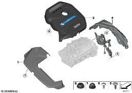 Ακουστική κινητήρα diagram for BMW 3 Series F30 LCI 330e