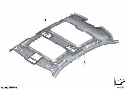 Individual dakhemel Alcantara diagram for BMW 7 Series G11 LCI 740dX