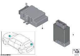 燃油泵控制單元 diagram for BMW X5 F15 40eX