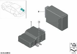 Μονάδα ελέγχου αντλία καυσίμου diagram for BMW 3 Series F30 LCI 330e