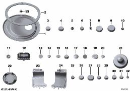 Uzavírací víko/zátka diagram for BMW 4 Series F83 M4 LCI M4
