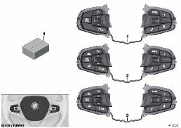 Interruptor volante Básico diagram for BMW 7 Series G12 725Ld