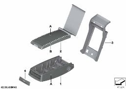 Individual basisarmleuning, achter diagram for BMW 7 Series G11 LCI 740dX