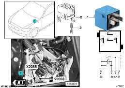 RELAY FOR DDE 4.0 K2003 diagram for BMW 3 Series E46 330d