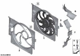 FAN HOUSING, MOUNTING PARTS