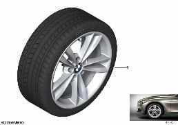 WINTER WHEEL WITH TIRE V-SPOKE 658 - 18