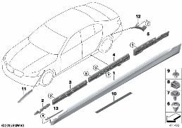 COVER DOOR SILL / WHEEL ARCH