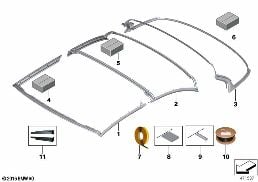 SEALS diagram for BMW 4 Series F33 425d