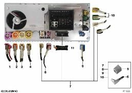 REP.- WIRING HARN.ASSORT.HEAD UNIT HIGH