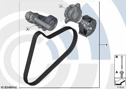 REP. KIT, DRIVEBELT ASSEMBLY,VALUE LINE