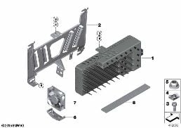 AMPLIFIER / BRACKET diagram for BMW 3 Series F34 GT LCI 330dX